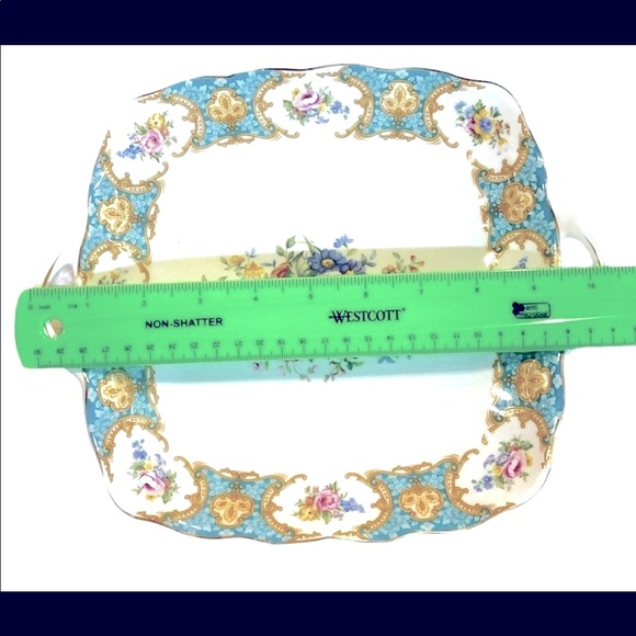 Antique Reflections Square Serving plate by 
J. Godinger & Co. - Picture 2 of 4